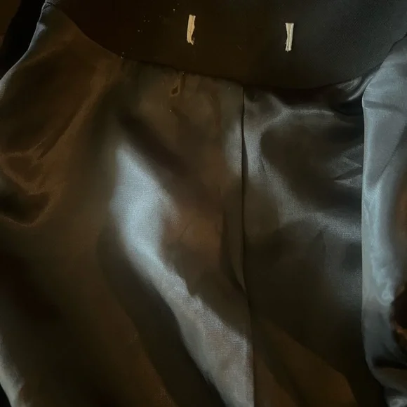 Zara Elegant Santin blend Black Vest Blazer - Picture 8 of 8